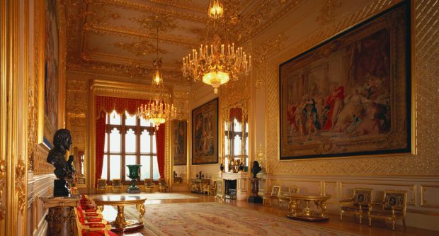 Inside Windsor Castle, credit Royal Collection Trust